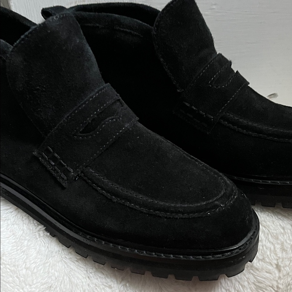 Madewell Women's Ryder Black Suede Ankle Boots